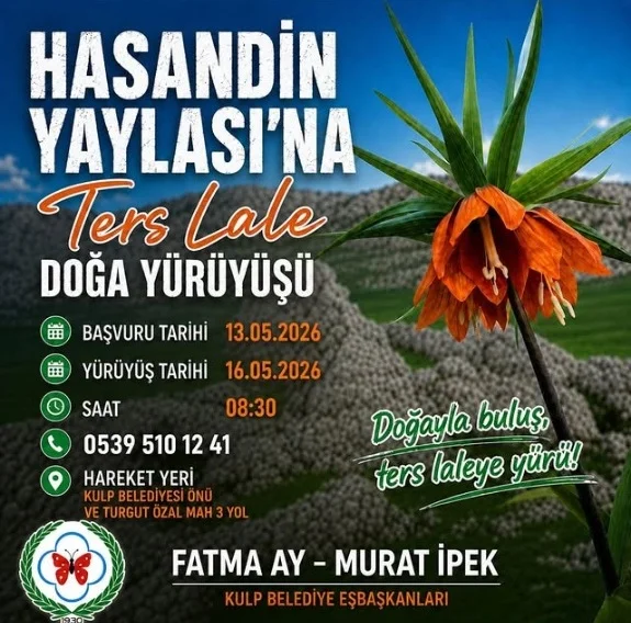 Hasandin Yaylası'nda Ters Lale Doğa Yürüyüşü Heyecanı