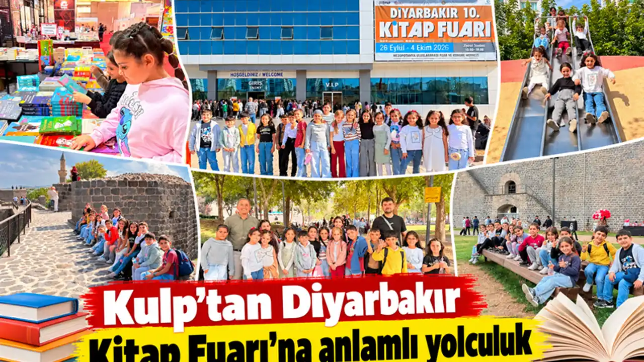Kulp Öğrencileri Diyarbakır Kitap Fuarı'nda Bulundu